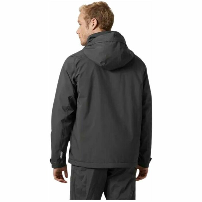 2024 Helly Hansen Mens HP Racing Lifaloft Hooded Sailing Jacket 30366 - Ebony